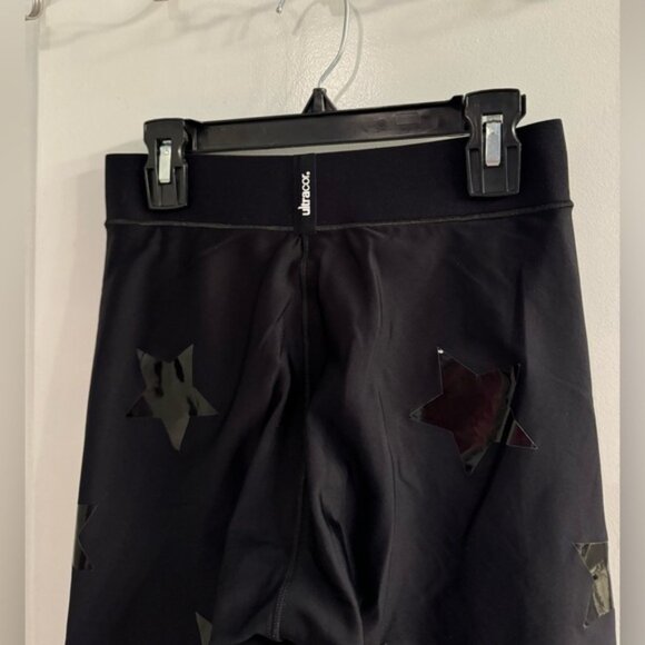 Ultracor Lux Knockout Star-Print Ankle Leggings Black Large - Picture 3 of 12